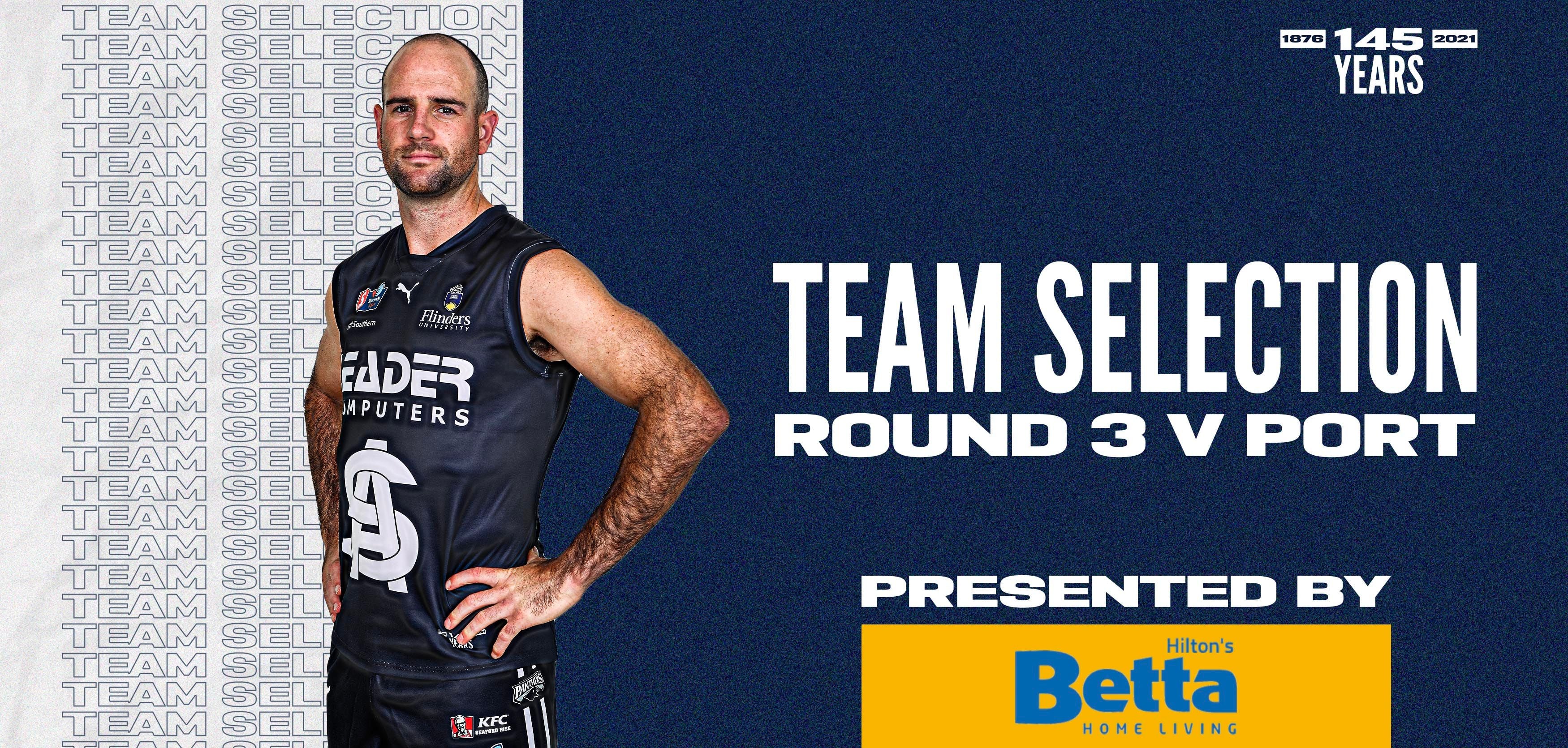 BETTA Teams Selection: Round 3 vs Port Adelaide BETTA Teams Selection: Round 3 vs Port Adelaide